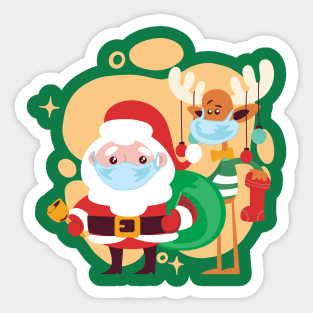 Cute Christmas Characters Sticker